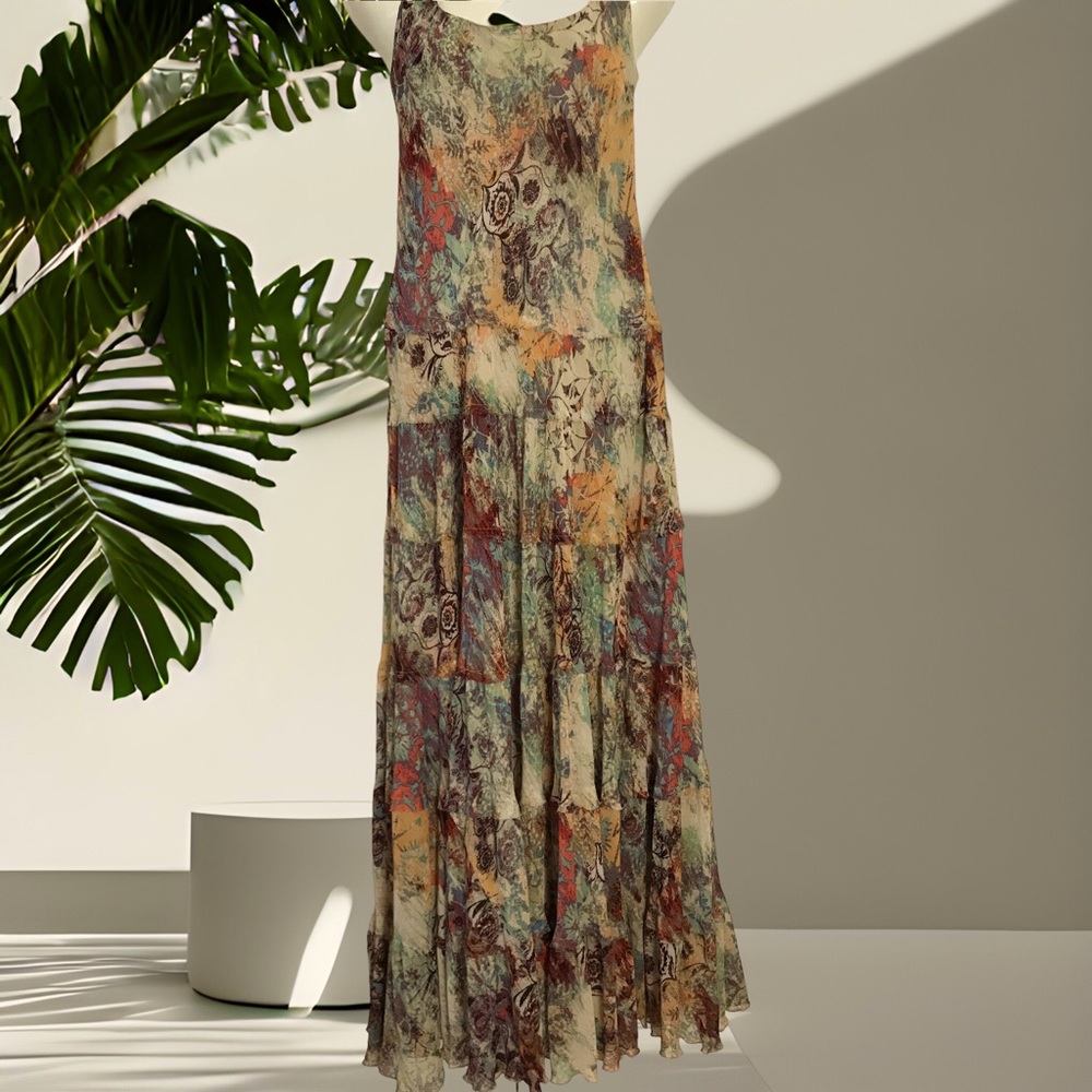 Kasper Sleeveless Max Dress, Scoop Neck Size 14